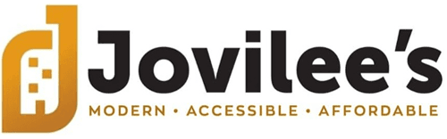 Logo of Jovilee's with the tagline "Modern, Accessible, Affordable."